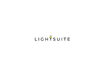 Lightsuite Logo branding bulb design icon lamp light logo logo design typography vector