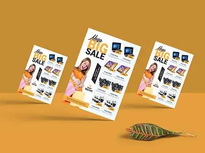 Big Sale Product Promotion Flyer advertisement art deco big sale boutique chic classy clothes creative cute decor discount elegant event exhibition fashion glamour marketing mode modern