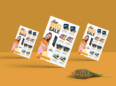 Big Sale Product Promotion Flyer advertisement art deco big sale boutique chic classy clothes creative cute decor discount elegant event exhibition fashion glamour marketing mode modern