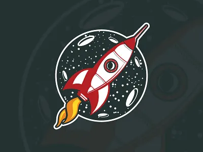 Aero Space T-Shirt aeroplane aerospace apparel design artist creative design illustration meteors moon print design rocket spaceship t shirt t shirt design t shirt illustration vector