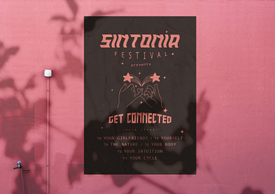 Sintonia Festival design festival poster illustration poster art typography