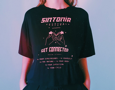 Sintonia Festival T-Shirts apparel design camisetas design fashion fashion brand festival poster graphic design graphic t shirts illustration poster art sintonia t shirts typography