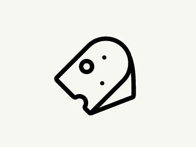 Cheese design icon illustration inktober vectober