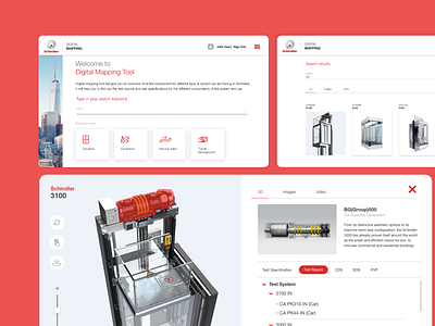 Schindler_WIP b2b elevator poc ui ux webtool