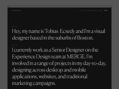 Info about me about page about us page info portfolio portfolio website website