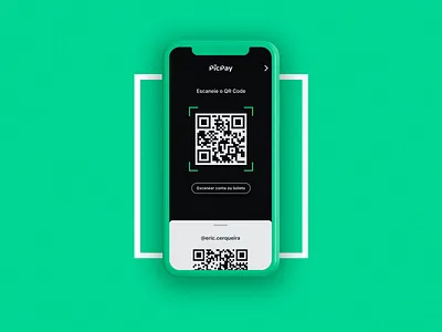 PicPay Frictionless Green animation design green interaction product design qrcode ux