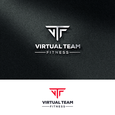 V + T + F (Unused) adobe illustrator branding design f logo fitness logo logo modern strong t logo unused v logo vtf logo