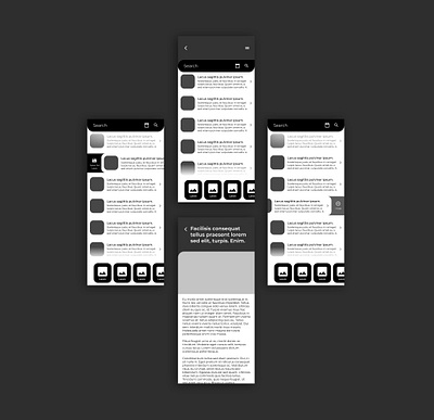 Simple List View UI Layout android design figma layout list list view mobile mobile ui simple