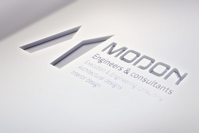 Modon branding design graphic logo mockup