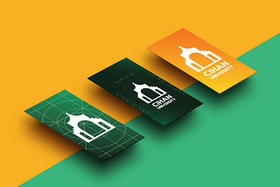 Cihan University branding design graphic logo mockup