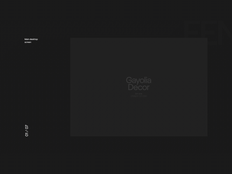 Gayolia decor 1st scr animation ae animate animation clean ui interaction interaction animation interaction design minimal ui ux