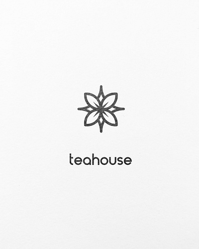 A minimalistic for a tea shop. design mannheim flower logo germany logodesign mannheim mationdesign matteomueller matteomueller design minimal logo minimalism minimalsitic logodesign tea tea logo