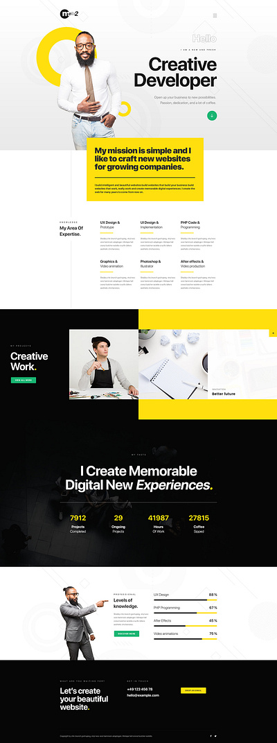 Lix Creative PSD template creative multipurpose psd template