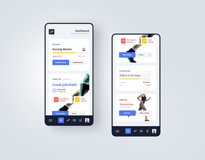 #18-3 RunApp - Webapp Concept android app application dashboard design graphic health ios iphone mobile run runner runnig sport ui ux
