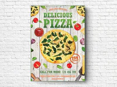 Pizza Flyer cafe cafe flyer delicious delivery discount fast food food italian food italian pizza menu menu flyer offers pizza pizza flyer pizza menu pizza party pizzeria psd restaurant restaurant flyer