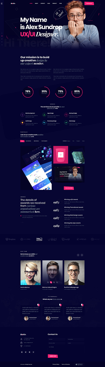 Single Freelancer, Coder & Portfolio PSD Template clean design creative design freelancer portfolio psd modern design one page one page portfolio personal portfolio personal portfolio psd portfolio product launch psd psd template resume psd template single page single page portfolio