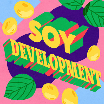 Londrina | Soy Development adobe bean design development illustration illustrator letter lettering londrina photoshop research soy vegetarian