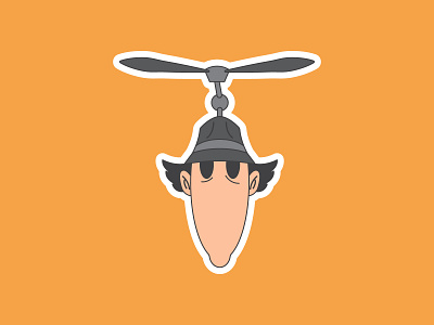 Vectober Day 27- Coat adobe adobe illustrator cartoon coat design flat flat illustration gadget illustration illustrator inktober inktober2019 inspector gadget series sticker vector