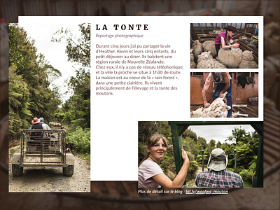 La tonte graphic photography reportage travel video