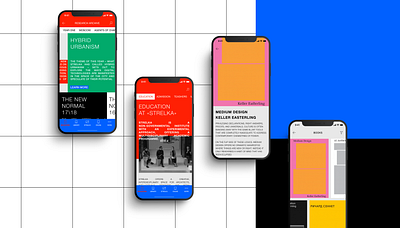 STRELKA Institute app conept Ep.2 app branding brutalism clean color concept design ios minimal mobile ui ux