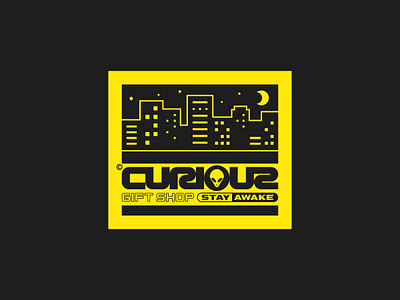 CURIOUZ001 alien design graphic design illustration logo typeface typography