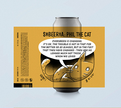 Sibeeria: Phil the cat coalla design graphic design illustration vector