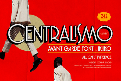 Centralismo - Avant Garde Font art avant avantgarde bauhaus book branding cover font garde logo logotype modernism poster sans typeface typography