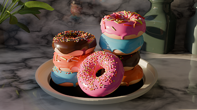 Blender Tutorial Donuts 3d 3dmodelling blender blender3d donut fastfood food