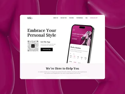 Website redesign - Title company book a session clothing colors company consultation development fashion modern outfit personal style redesign style stylist stylist assistance ui ux