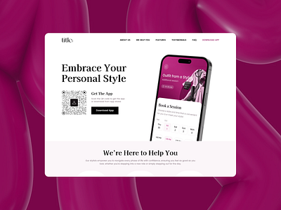 Website redesign - Title company book a session clothing colors company consultation development fashion modern outfit personal style redesign style stylist stylist assistance ui ux