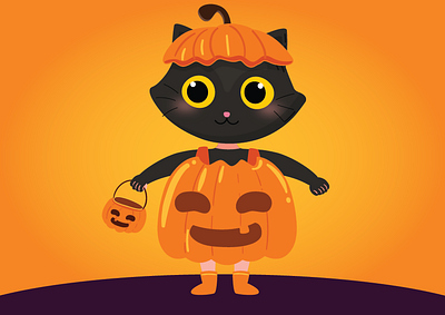 Halloween playoff black cat cat halloween halloween costume halloween playoff pumpkin sticker mule