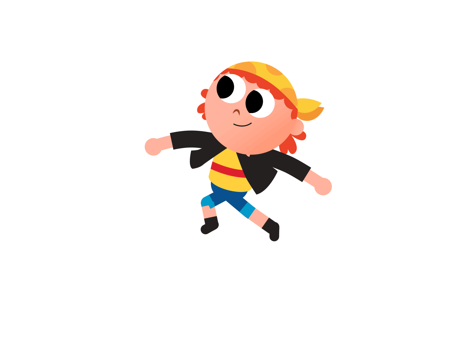 skipping pirate 2danimation animated animatedgif animation animation 2d charecter animation charecter design gif loop motiongraphics