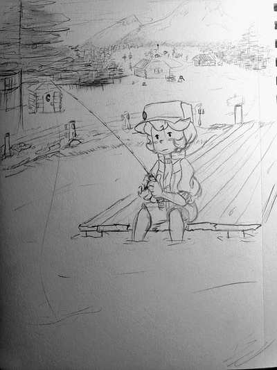IMG 2 environmental pencil scenery sketch