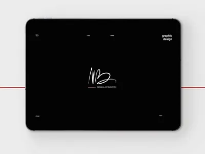 Portfolio Site art director design designer graphic design minimal portfolio site web site