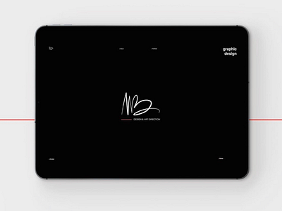 Portfolio Site art director design designer graphic design minimal portfolio site web site