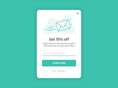 Daily UI Challenge - Newsletter Signup Form call to action daily ui design envelope form illustration newsletter subscribe subscribe form subscription ui ux