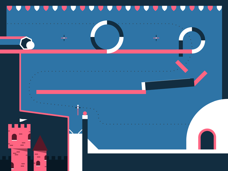 Rubber ball motiongraphics