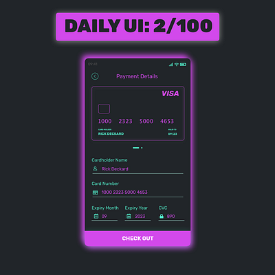 Daily ui 2/100 cro css dailyui dailyui002 design html landing page webdesign