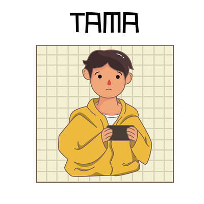 Tama art character characterdesign design digital digital 2d flatart illustation illustration vector