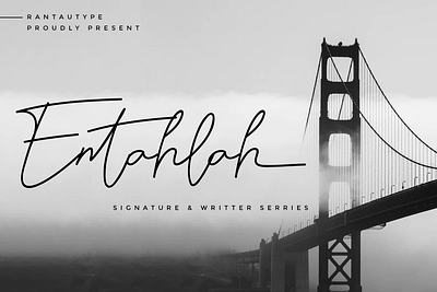 Entahlah alternate best brand branding clean creative design element envanto font font design handwritting lettering logo market rantaustudio rantautype signature type wedding