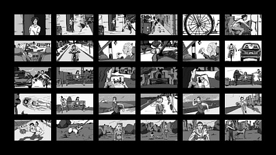 Storyboard IMM concept concept art frame garbage illustration storyboard