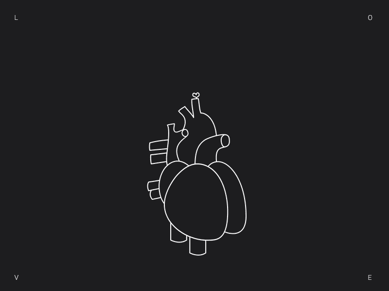 LOVE animation gif heart love