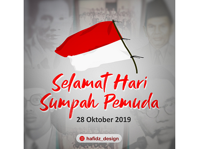 Selamat Hari Sumpah Pemuda poster design