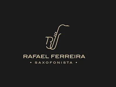 Rafael Ferreira - Identity branding design logo saxophone ui