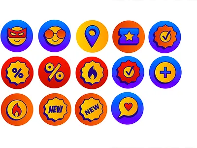 Icons for the Comics Shop comics icon icon set icons shop