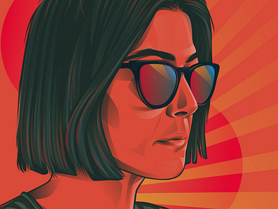 Retro adobe illustration vector vexel