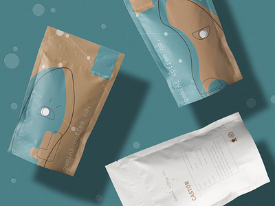 Weekly Warmup - Gemini Coffee Co. branding coffee design illustration packaging