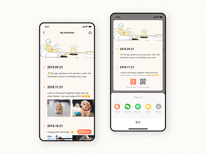 Pet community UI/Pet UI android android app app app ui application dog illustrations iphonex pet pet community ui uiux ux