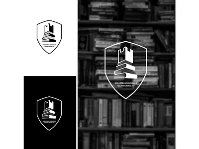 Library logo book branding cast le contest design graphic design library logo minimal