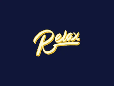 Relax brand design branding calligraphy clothing design fashion font free garage hand lettering logo logotype mark packaging script sketches streetwear type typo typography